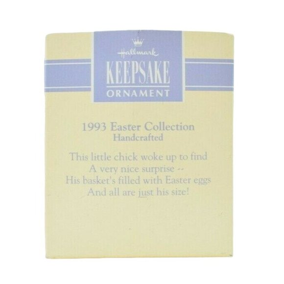 Hallmark Keepsake Ornament Lil Peeper Clip-on 1993 Easter Collection - Picture 7 of 10